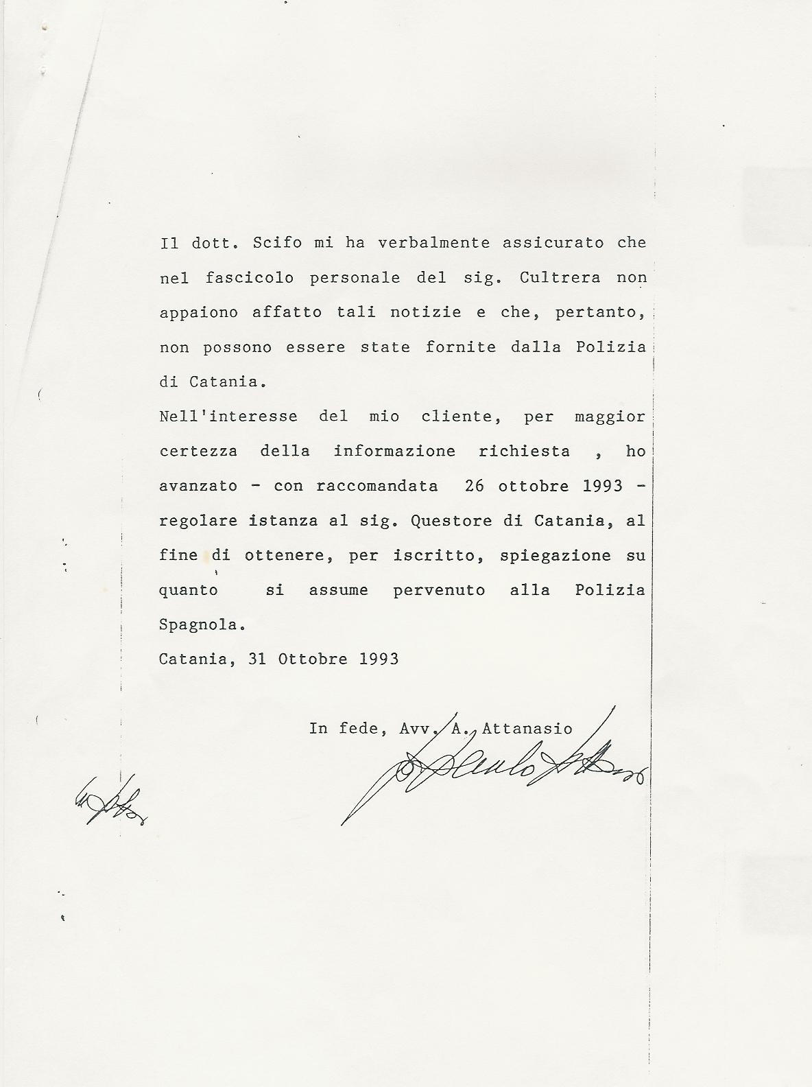 Avvocato Attanasio - Felice Cultrera